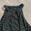 American Eagle Black Striped  Dress Photo 3