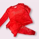 Juicy Couture NWT  RED PAJAMA Photo 4