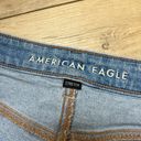 American Eagle  Mom Jean Distressed Light Wash Denim Size 12 Long Photo 2