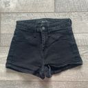 Wild Fable Black Denim High-Rise Jean Shorts Size 2 Photo 5