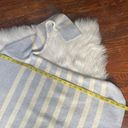 J.Jill Blue & Cream Striped Sweater by  size small Photo 5