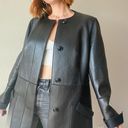 Akris  Black Lamb Nappa Leather Coat Photo 1