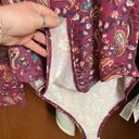 Entro Paisley Print Bodysuit Photo 1