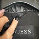 Guess  Black Double Zipper  Extra Warm  Jacket Size Medium Photo 6