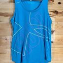 Under Armour  Women's Size Medium Blue HeatGear Loose Racerback Tank Top Athletic Photo 0