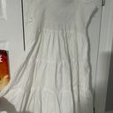 Angie Flowy White Dress Photo 0