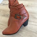 Dingo  brown leather western heeled boots Photo 5