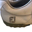 FootJoy FJ Women’s White Leather Golf Shoe Size 10.5 Spikes Lace Up 55141 Sporty Photo 5