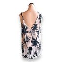 cupio Women’s 2XL Cupid Curvy Black and White Palm Tree Top 18 20 2X XXL Photo 3