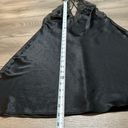 Victoria's Secret Victoria’s Secret Black Satin And Lace Deep V Back Slip Size Small Photo 4