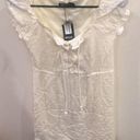 Nasty Gal NWT  dobby tie front dress size 6 Photo 0