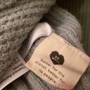 Madewell  Cropped Turtleneck Sweater Size M Teal Aqua Waffle Knit Photo 8