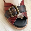 FREEBIRD by Steven  Bond Red Croco Sandals Size 9 BRAND NEW IN BOX - RARE Photo 4