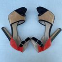 DV by Dolce Vit Dolce Vita Open Toe Suede Red Nude Heels Photo 3