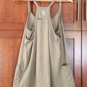 Free People Hot Shot Mini Dress Built In Shorts Mocha Latte Size Small FLAWS Photo 4