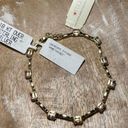 Macy's NWT Dainty Amethyst 18K Gold Over Sterling Silver Bracelet Photo 5