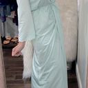 Vanity Fair Vintage sea foam green maxi ship and robe set  size 36 Photo 3