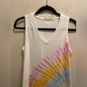 Blair Electric & Rose  Tie-Dye V-Neck Tank Top NWOT Photo 8