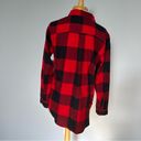 Old Navy NWT  Classic Shirt Buffalo Plaid Red Black Flannel Button Down Size L Photo 2