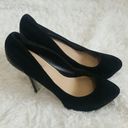 H by Halston Halston Black Suede Pumps Sz 9.5B Photo 5