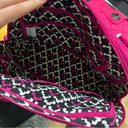 Vera Bradley  bright fuchsia quilted satchel bag with wallet and coin purse Photo 7