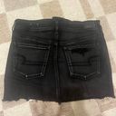 American Eagle Outfitters Denim Black Skirt Photo 1