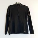 Patagonia  Women's Capilene Thermal Weight Zip-Neck in Black Sz S EUC Outdoors Photo 1