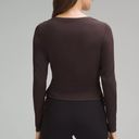 Lululemon  Espresso Side-Cinch Ribbed Cardigan NWOT Photo 2