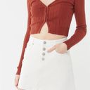 Urban Outfitters Julie Ribbed Hook + Eye Cropped Cardigan Photo 0