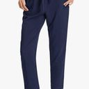 Soho Apparel NWOT navy  cropped high rise “paper bag”pants. Mint! Sz S Photo 0