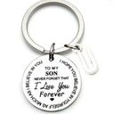 To My Son U Letters Keychain Diy
Car Keyring Accessories
Stainless Steel Jewelry Photo 0