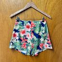 by the way. Dominique Tropical Floral Shorts Blue Multi Medium M Photo 13