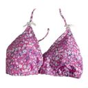 SheIn Pink Purple Floral Flowers Bikini Set Size M Triangle Top High Rise NEW Photo 4