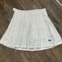 Hype & Vice asu/arizona state university white pleated mini tennis skirt Photo 4