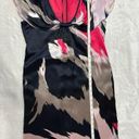 Ted Baker London Silk Stenciled black and pink Dress in Size 6 Photo 8