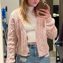 Aeropostale Cropped Pink Cardigan Photo 1