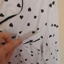 Kate Spade  Polka Dot Heart Bed Shirt Long Sleeve Comfy Size Medium M Pocket Photo 8