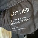 MOTHER Denim Mother The Stunner Zip Ankle Step Fray Jeans Not Guilty Photo 9