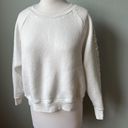 Good American  White Holographic Crewneck Pullover Sweatshirt Size 4 Photo 1