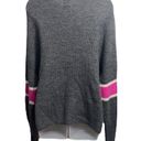 John + Jenn NWT  Varsity Stripe Mock Neck Sweater Photo 2