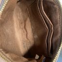 Coach  Wristlet Purse Brown Leather Logo Zipper Handle Strap Small Coin Photo 5