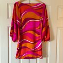 Trina Turk  Women’s Standard Vivid Vista Swim Tunic S Retro Groovy Summer Resort Photo 6