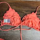 l*space NWT L* Peach Bikini 2 Piece Maggie Triangle Top Camacho Bottoms XS / S Photo 7