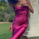 Princess Polly Walk The Line Maxi Dress Magenta Photo 0