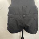 Tracy Evans Y2K Black dress shorts. Very low rise. Cropped length. Photo 2