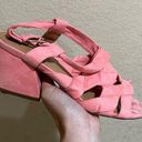 Comfortview  Felipa pink suede strappy sandals heels Photo 0