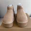 UGG Women's Classic Ultra Mini Platform Boot Sand  Size 8 Photo 8