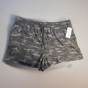 Athleta NWT  Camo Farallon Shorts Womens Size 25 Drawstring Cotton Spandex Photo 0