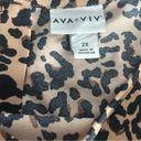 Ava & Viv  Target Leopard Print Blouse in Size 2X Photo 4