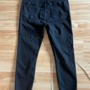 RE/DONE High-Rise Ankle Crop Comfort Stretch Jeans - Sz 32 - Black Photo 6
